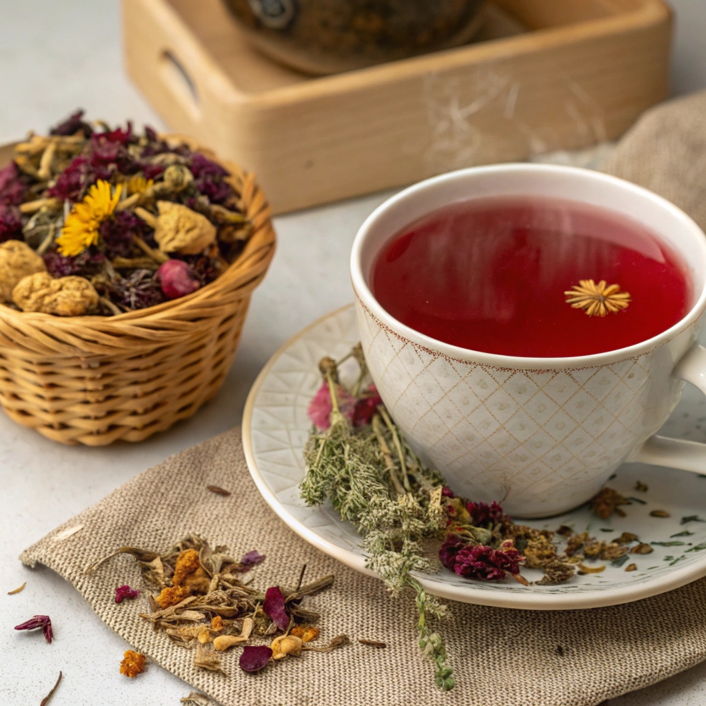 Fekete tea és gyógynövények kreatív kombinációi